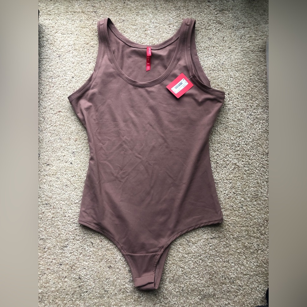 Salmon/pink SPANX Suite yourself body suit! NWT